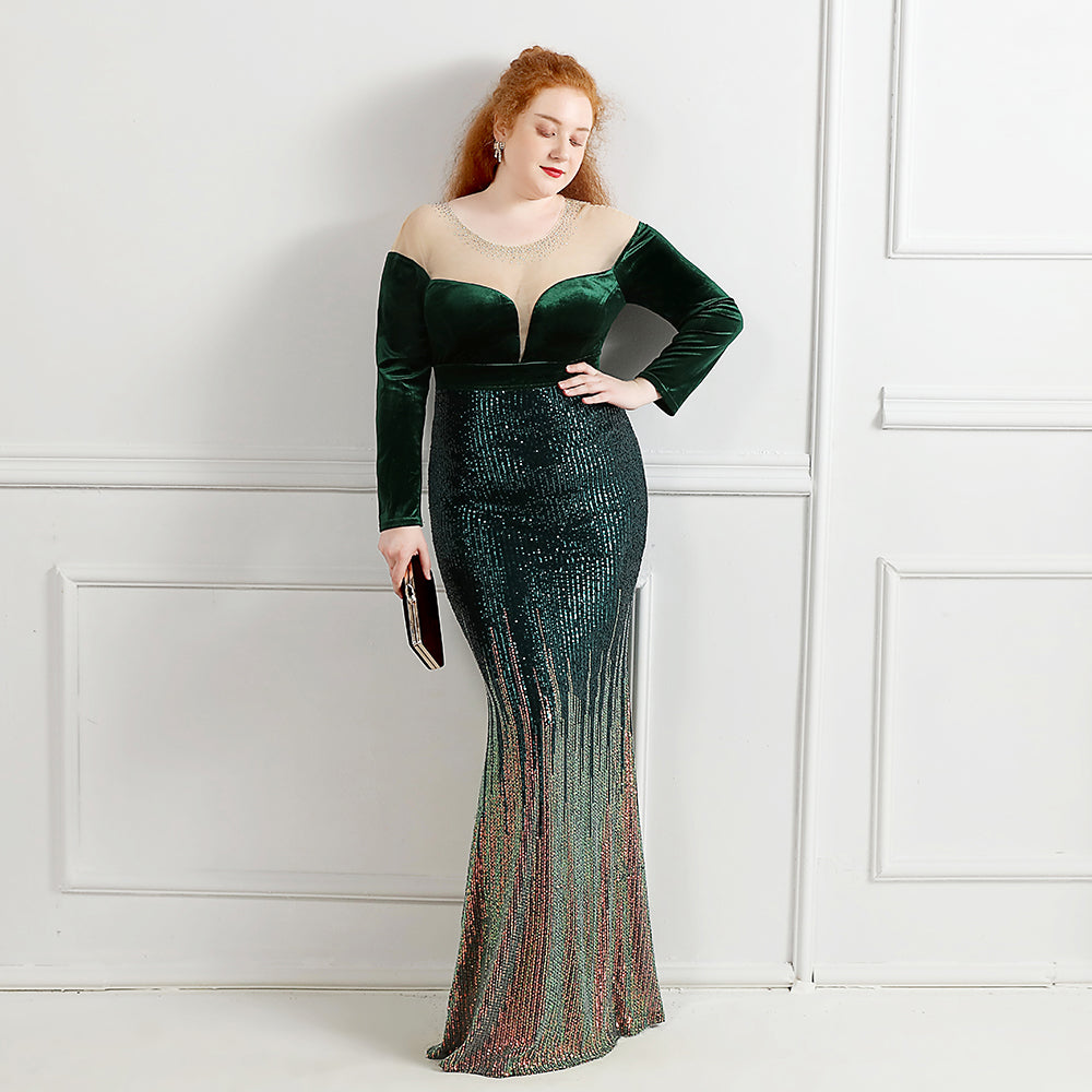 Plus size gown with sales cape