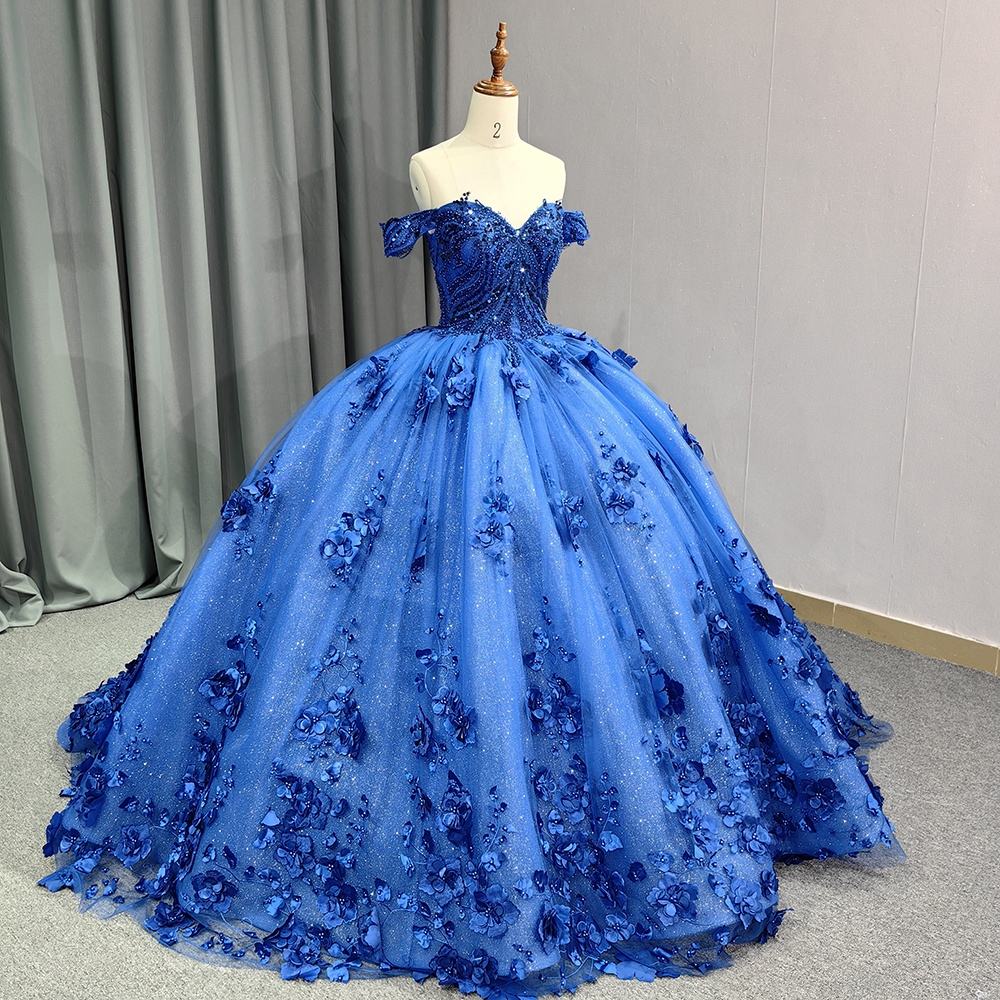Royal blue bridal gown hotsell