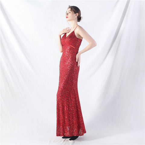 The Glitz and Glam A-Line Dress