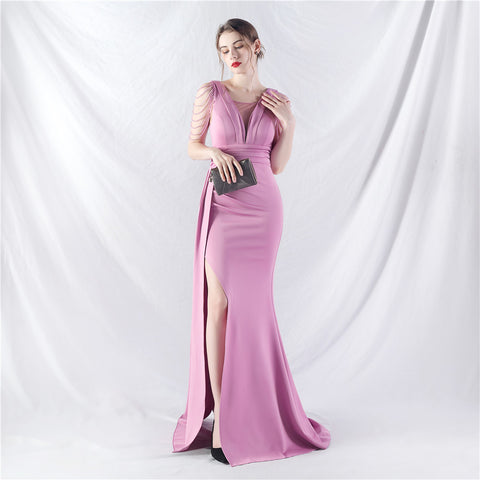 The Elia Beaded Evening Gown