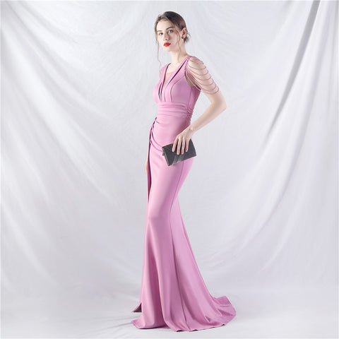 The Elia Beaded Evening Gown