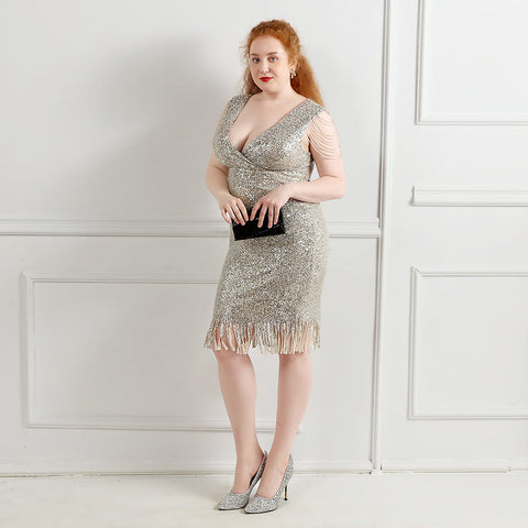 the Phoebe sequin short dress