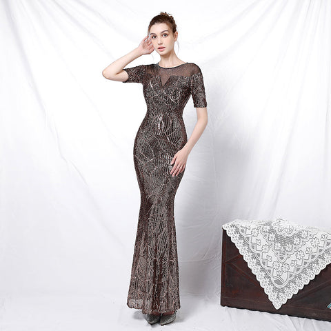 The Veronica  sequin gown