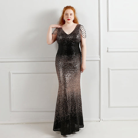 The Krystal gradient gown