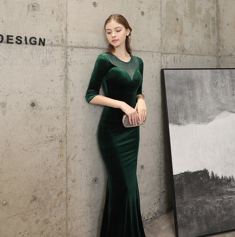 The Annie Velvet gown