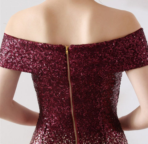The Monica off shoulder gown
