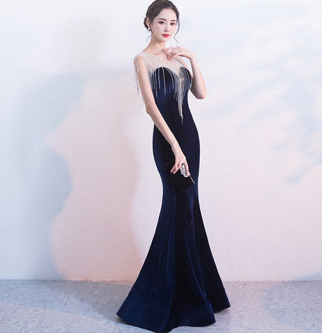 The Stephanie Velvet Gown