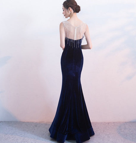 The Stephanie Velvet Gown