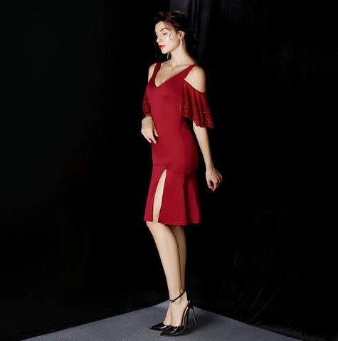 The Anna cold shoulder dress