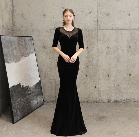 The Annie Velvet gown