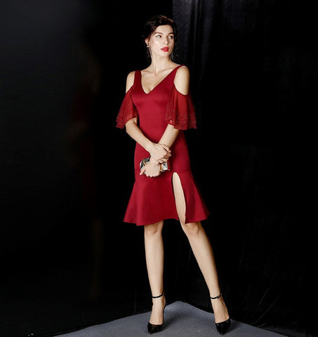 The Anna cold shoulder dress