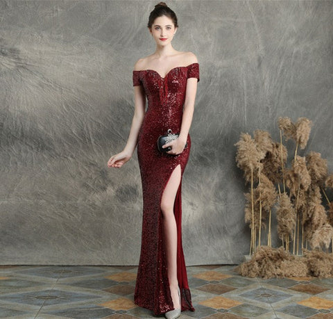 The Chrissy off shoulder gown