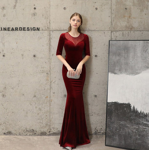 The Annie Velvet gown