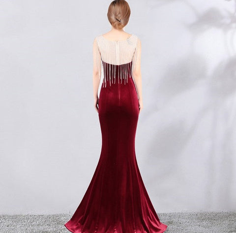The Stephanie Velvet Gown