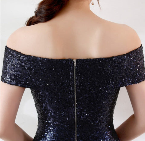 The Monica off shoulder gown