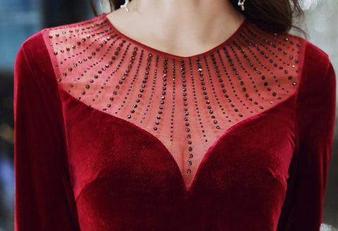 The Annie Velvet gown